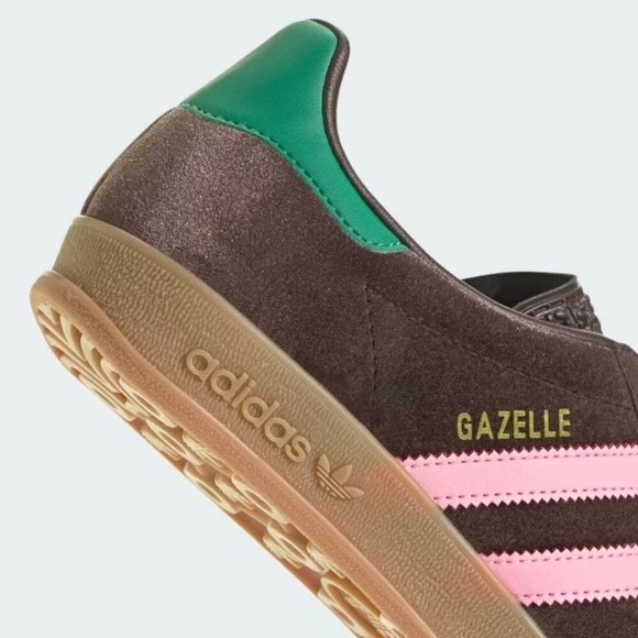 10W - [NEW] Women's adidas Gazelle Indoor Shoes 'Dark Brown' JI2714 - Picture 7 of 8